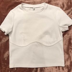 White crop top *never worn*